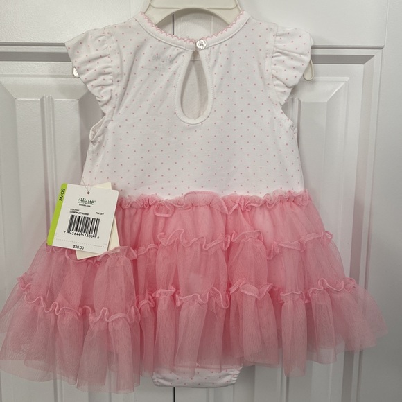 Little Me Adorable Pink Bunny Dress - Picture 2 of 4